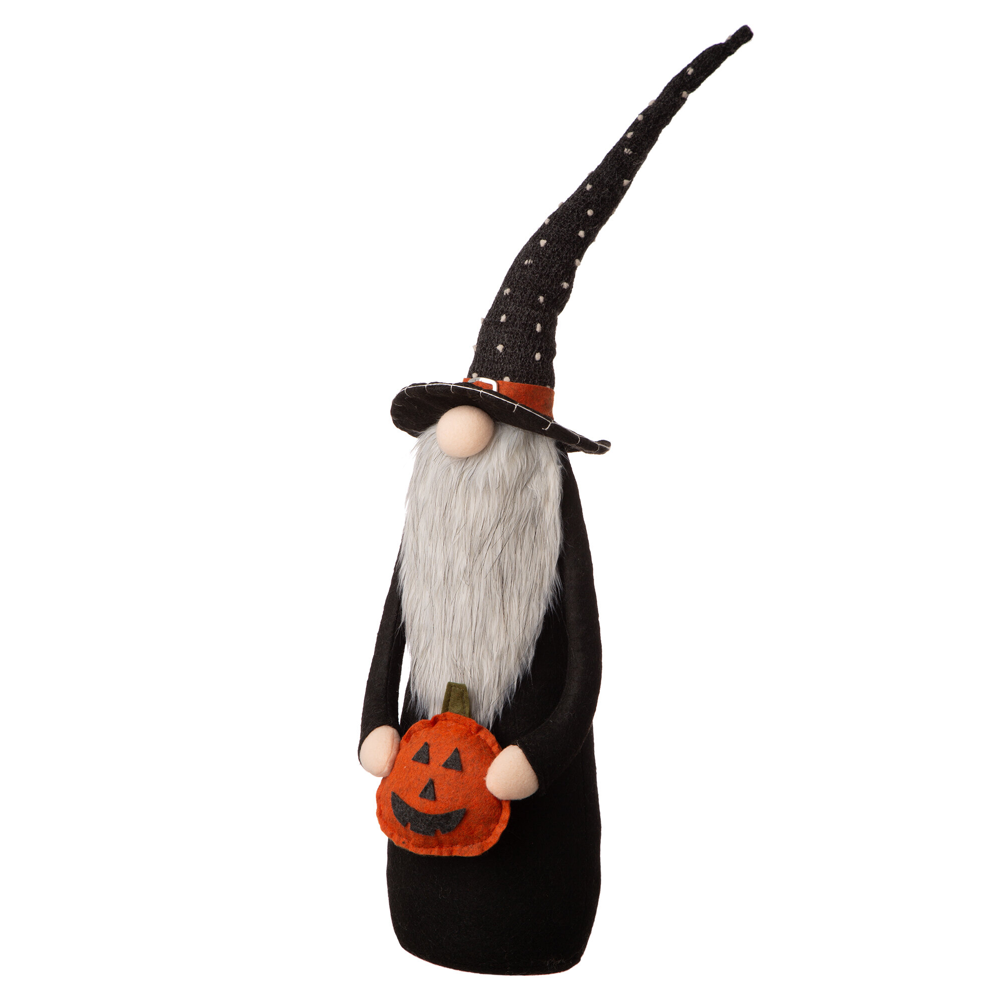 The Holiday Aisle Halloween Fabric Gnome Standing Decor Reviews